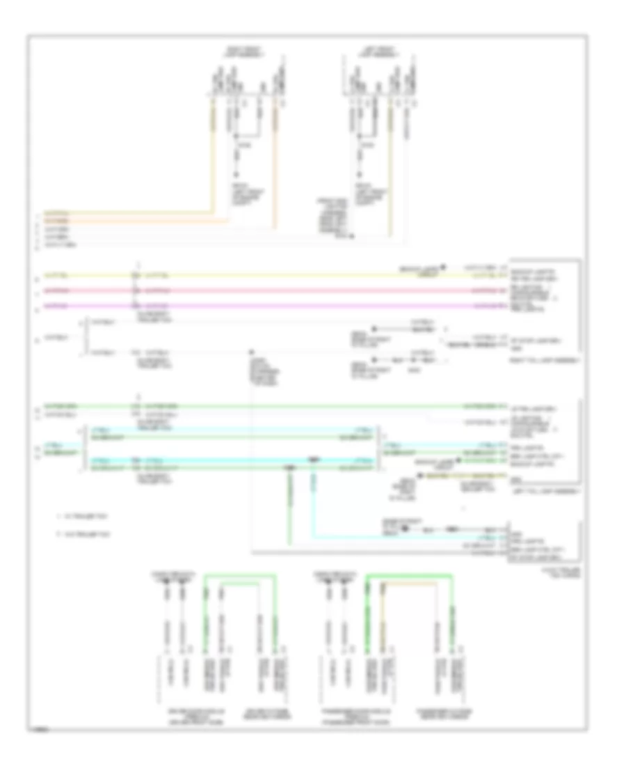Exterior Lamps Wiring Diagram 2 of 2 for Chrysler Town  Country Limited 2014