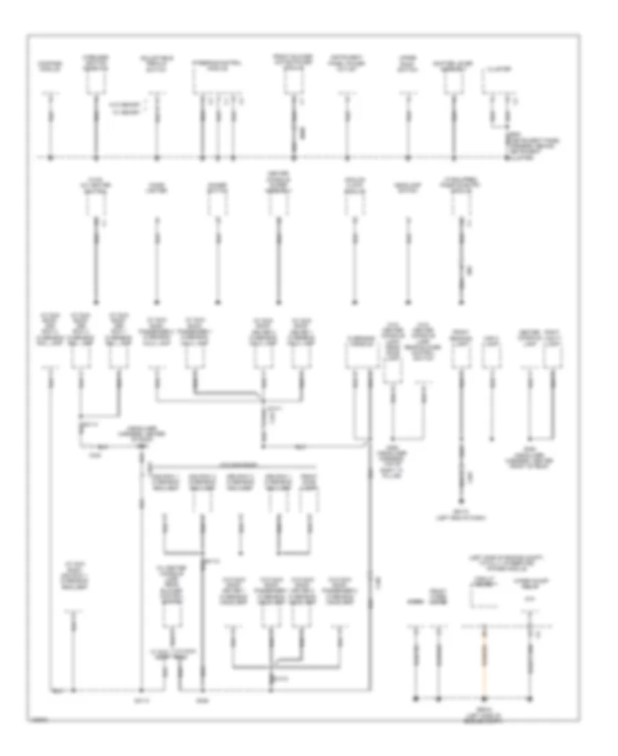 Ground Distribution Wiring Diagram 2 of 4 for Chrysler Town  Country Limited 2014