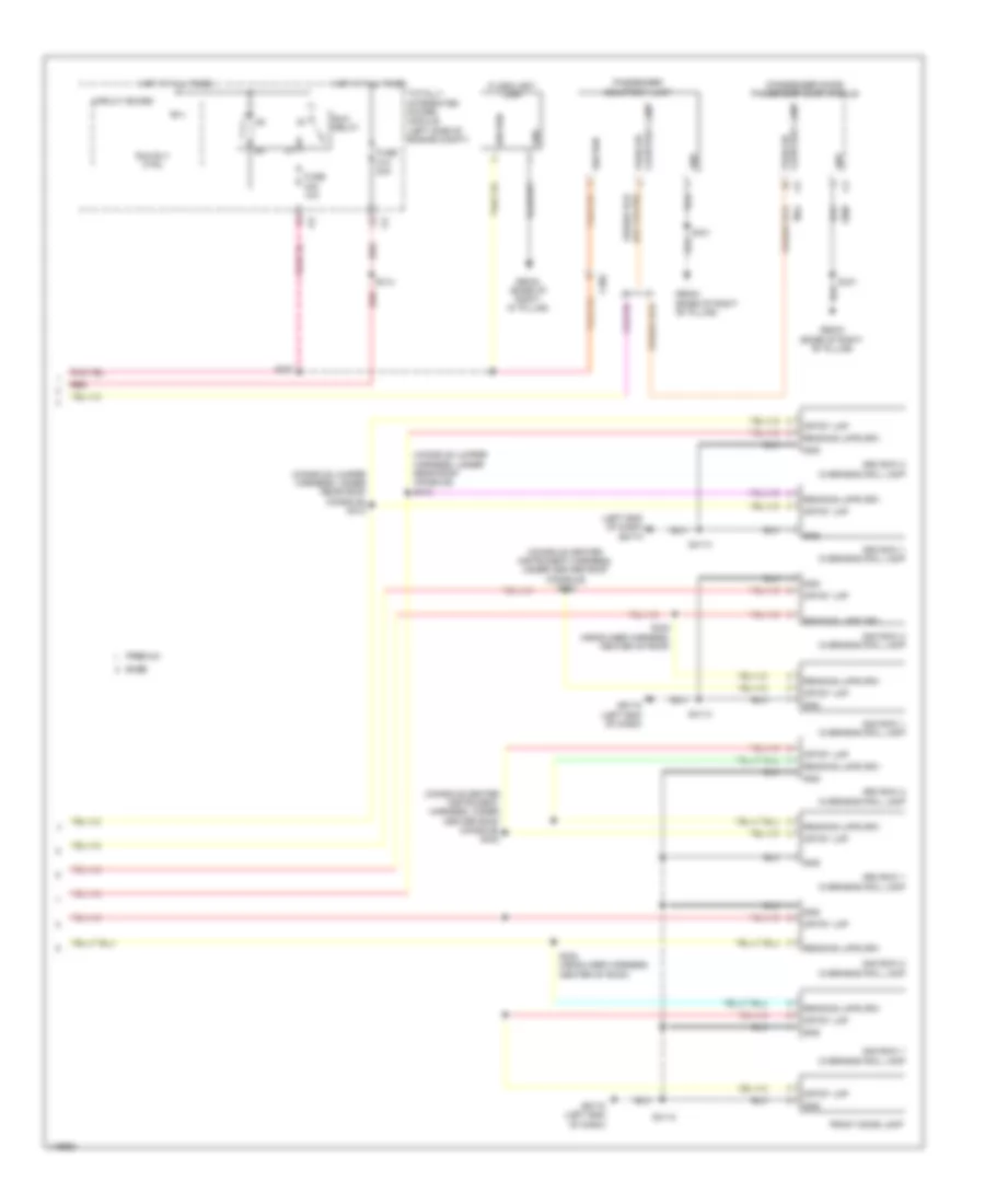 Courtesy Lamps Wiring Diagram (3 of 3) for Chrysler Town  Country Limited 2014
