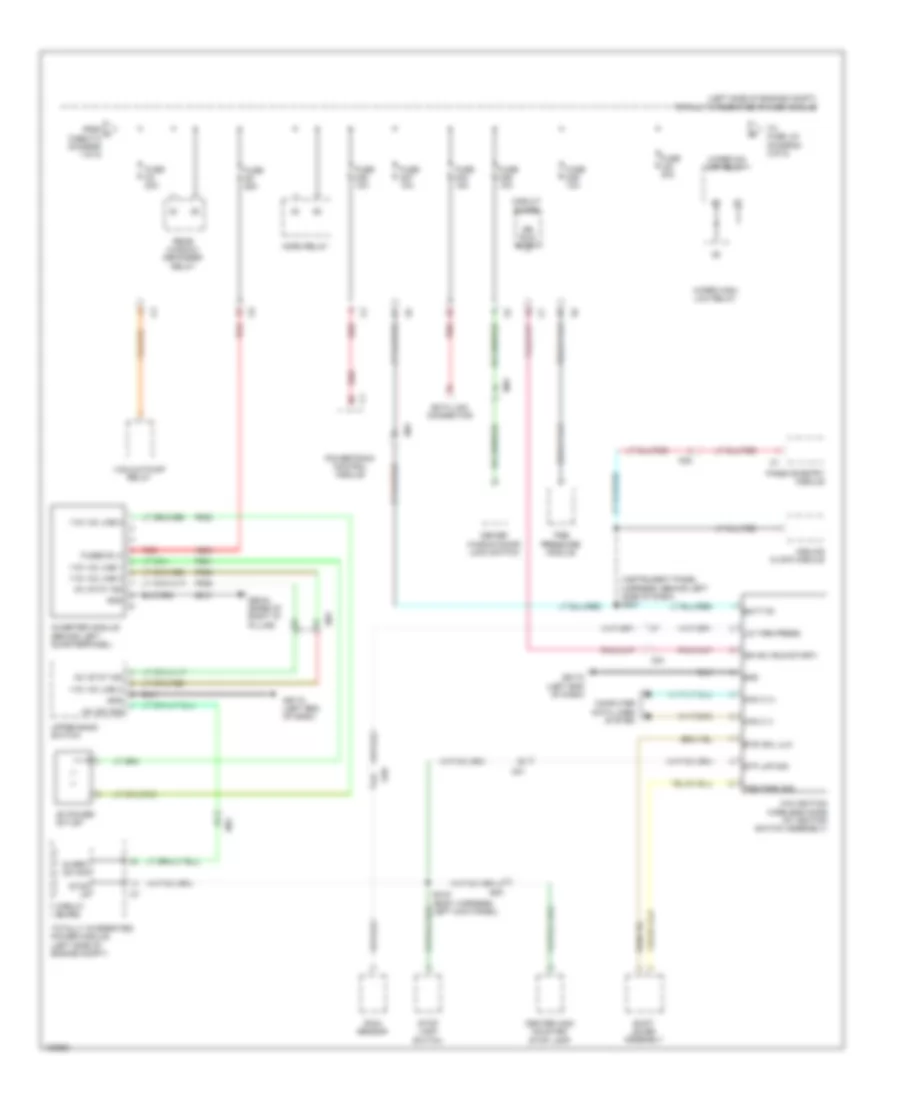 Power Distribution Wiring Diagram 2 of 5 for Chrysler Town  Country Limited 2014