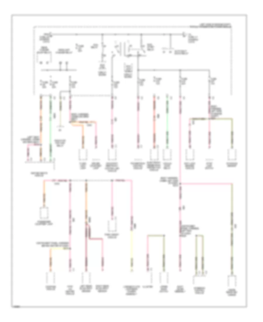 Power Distribution Wiring Diagram 3 of 5 for Chrysler Town  Country Limited 2014