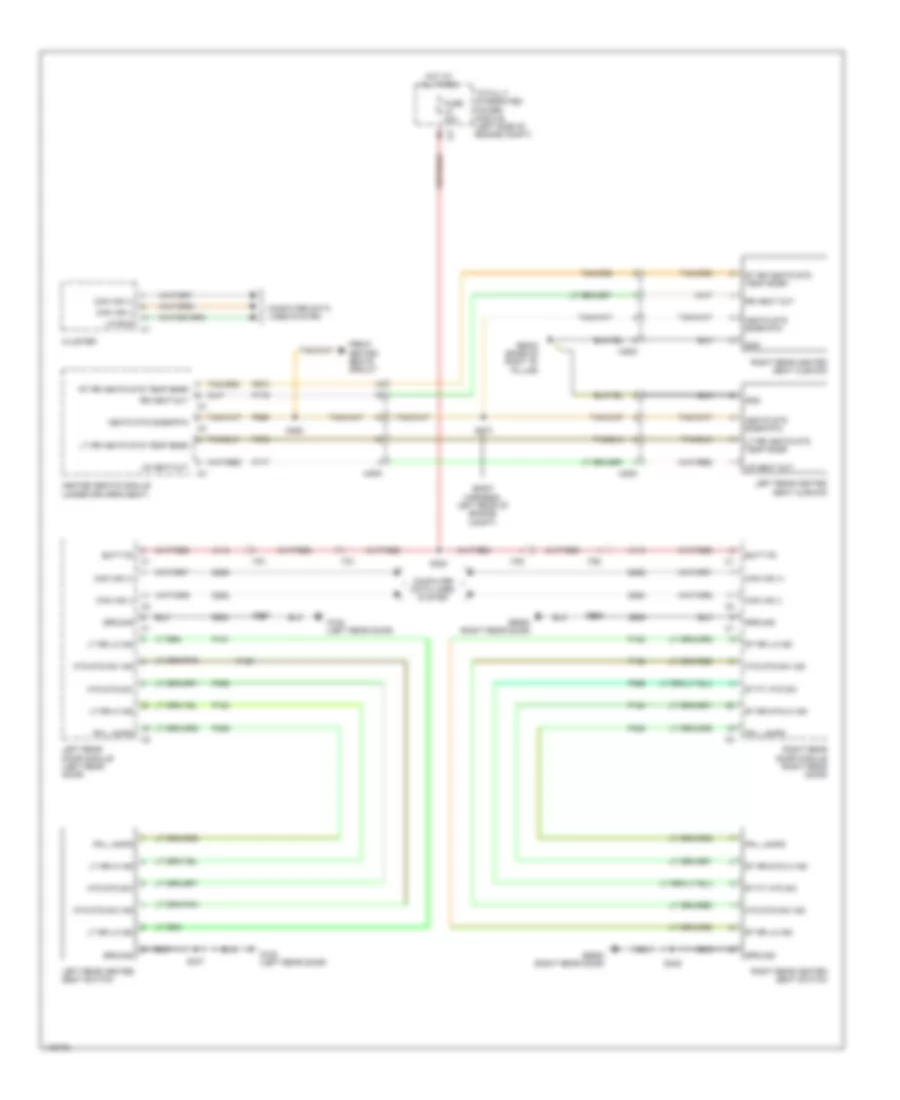 Rear Heated Seats Wiring Diagram for Chrysler Town  Country Limited 2014