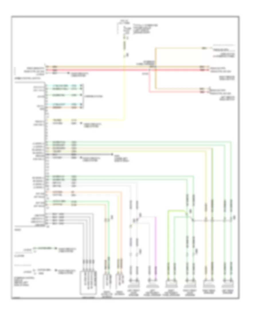 Radio Wiring Diagram, Base for Chrysler Town  Country Limited 2014