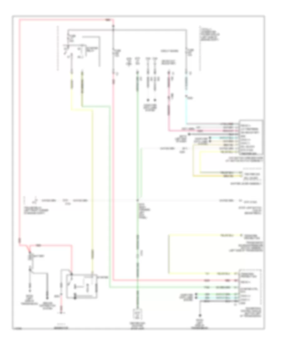 Starting Wiring Diagram for Chrysler Town  Country Limited 2014