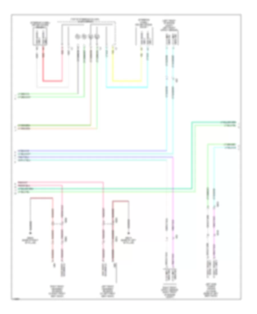 Supplemental Restraints Wiring Diagram 2 of 3 for Chrysler Town  Country Limited 2014