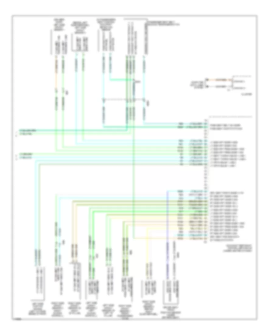 Supplemental Restraints Wiring Diagram (3 of 3) for Chrysler Town  Country Limited 2014