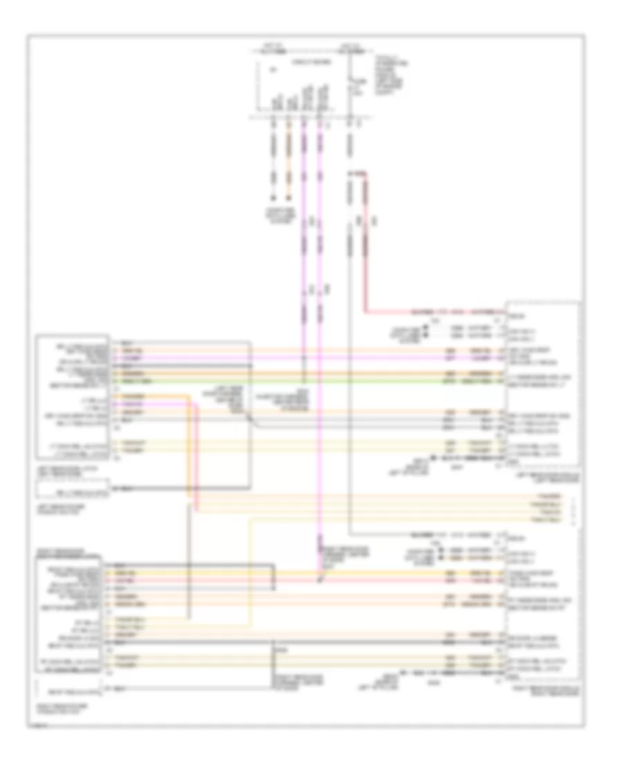 Power Sliding Door Wiring Diagram 1 of 2 for Chrysler Town  Country Limited 2014