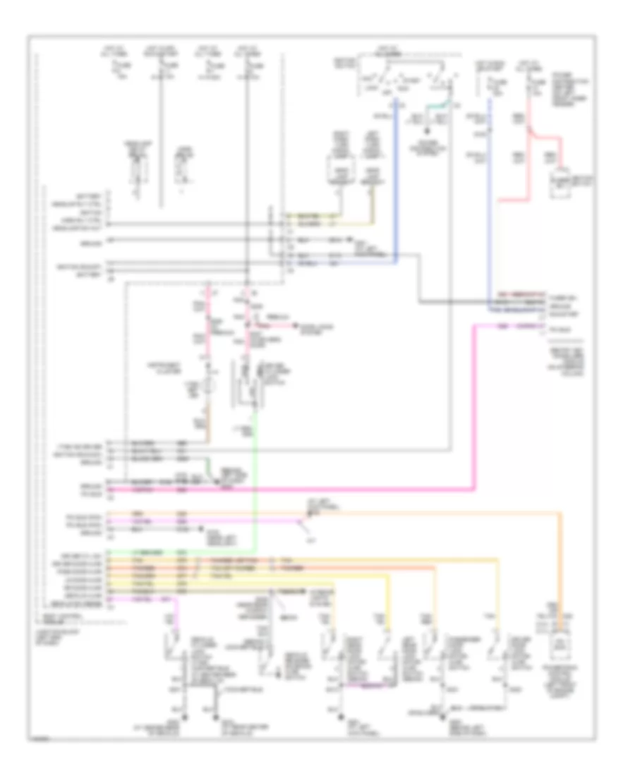 Anti-theft Wiring Diagram for Chrysler Sebring LX 2004