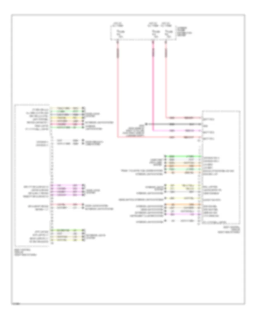 Body Control Modules Wiring Diagram 2 of 2 for Chrysler 300 2011