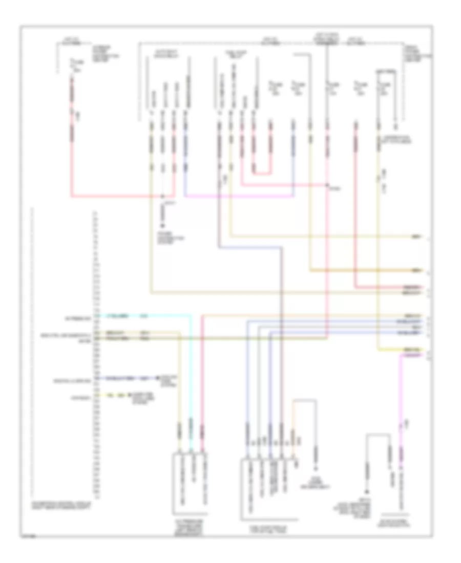 5.7L, Engine Performance Wiring Diagram (1 of 5) for Chrysler 300 2011