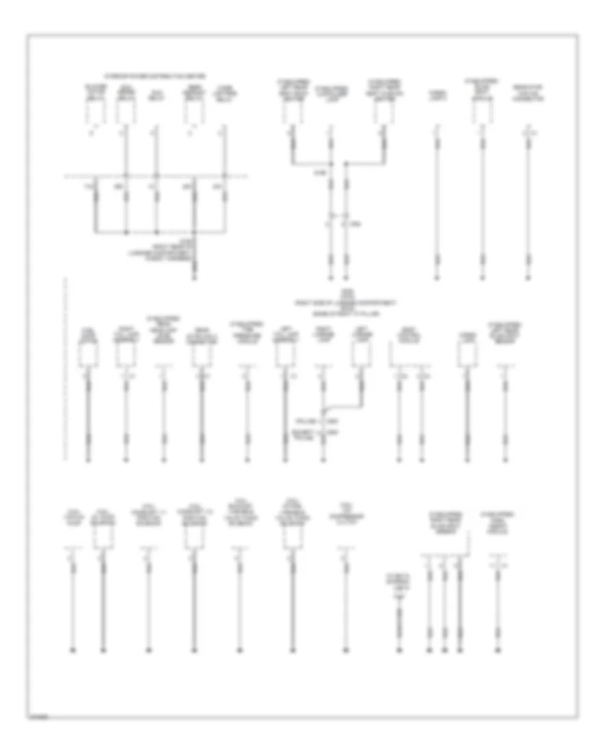 Ground Distribution Wiring Diagram (5 of 5) for Chrysler 300 2011