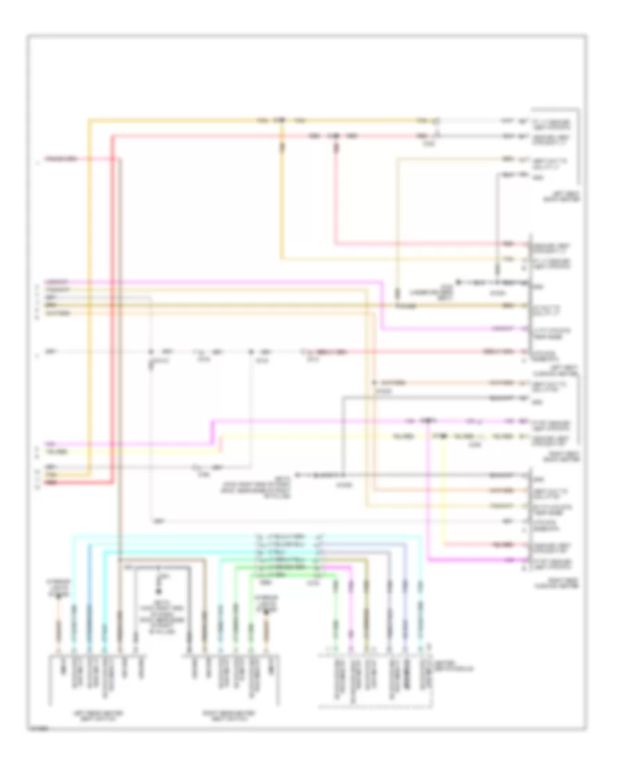 Heated Seats Wiring Diagram (2 of 2) for Chrysler 300 2011