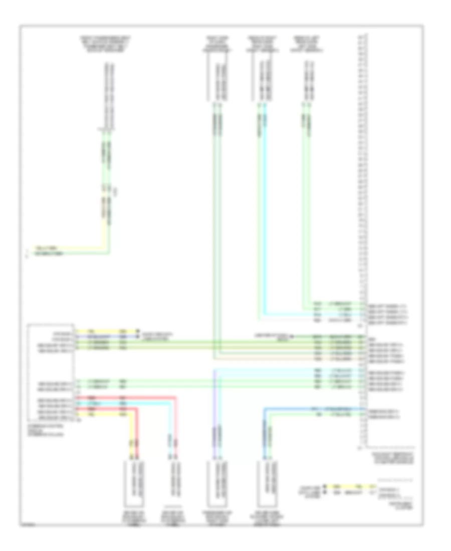 Supplemental Restraints Wiring Diagram 3 of 3 for Chrysler 300 2011