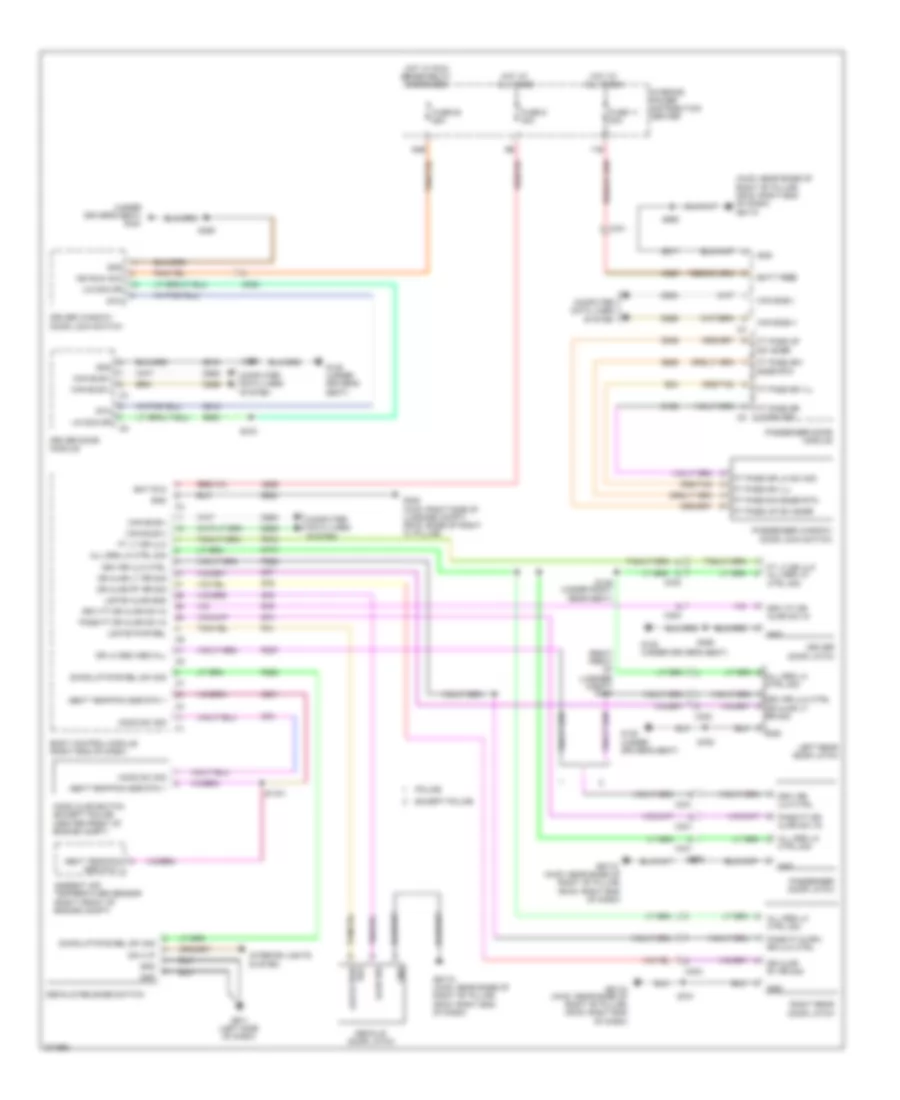 Forced Entry Wiring Diagram for Chrysler 300 C 2011