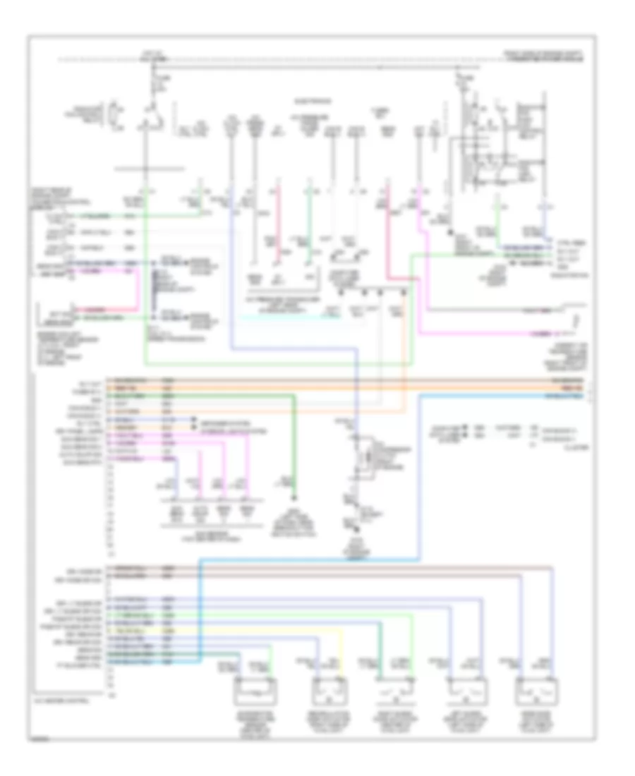 Automatic A C Wiring Diagram 1 of 2 for Chrysler 300 C 2009