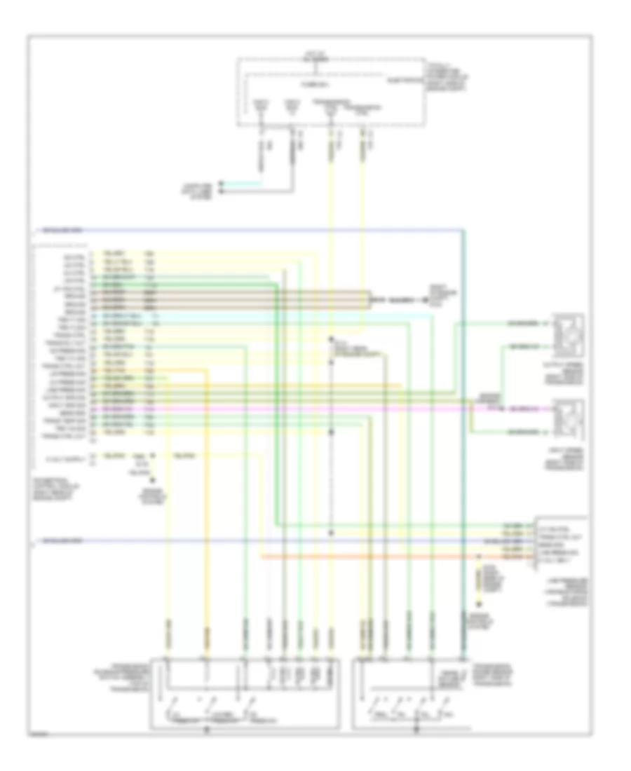A T Wiring Diagram 4 Speed 2 of 2 for Chrysler 300 C 2009