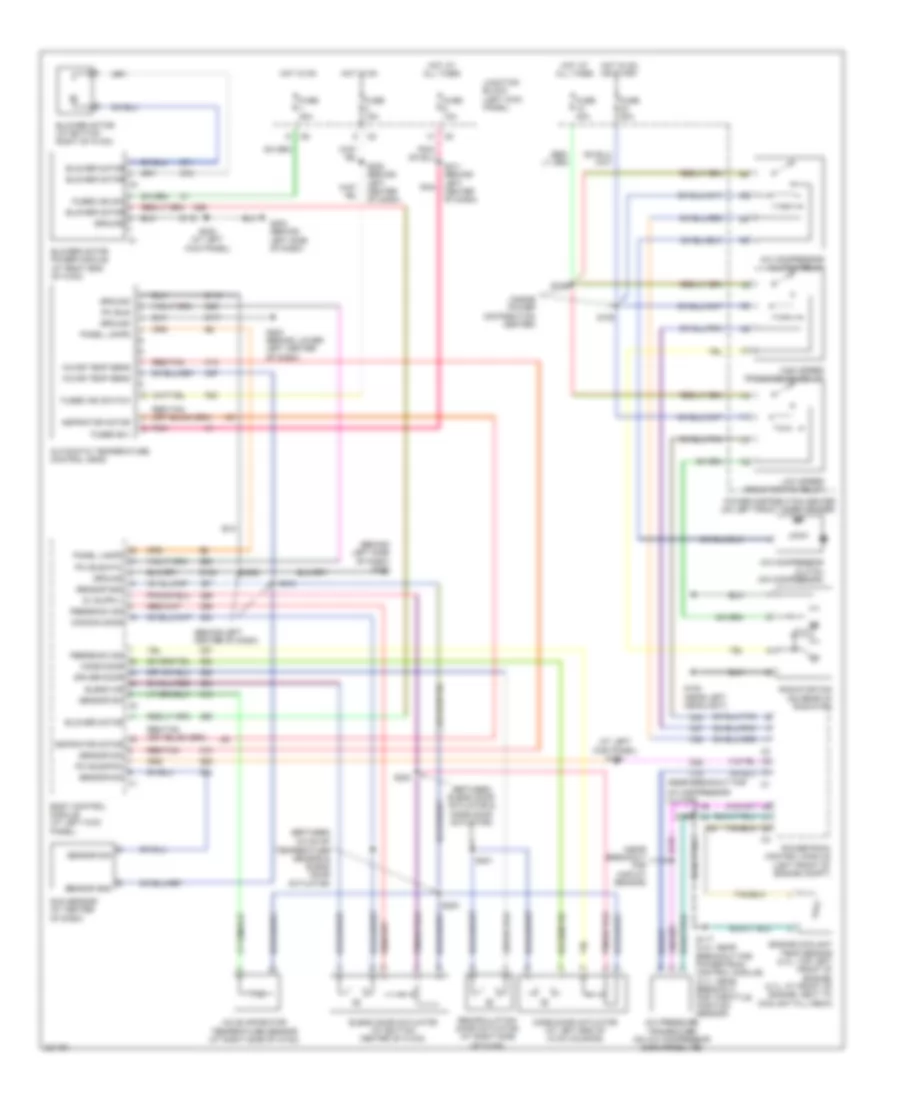 Automatic A C Wiring Diagram for Chrysler Sebring GTC 2006