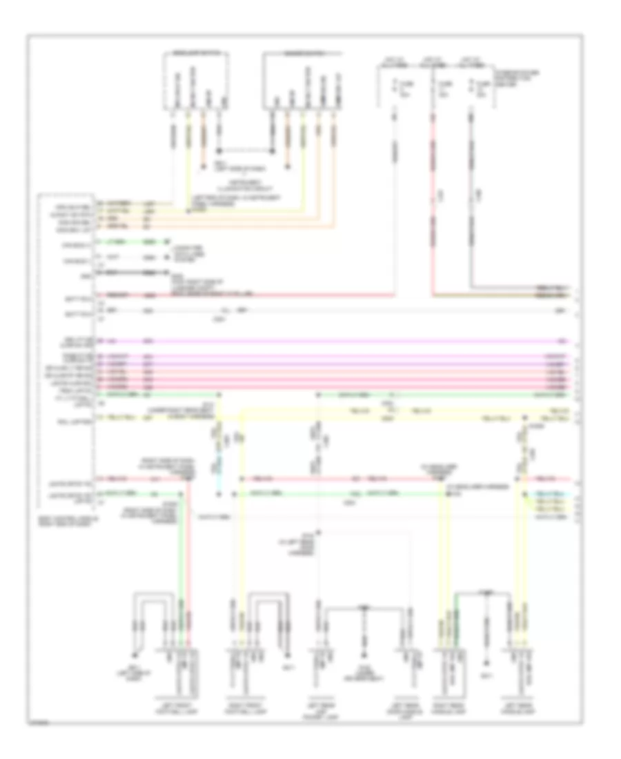 Courtesy Lamps Wiring Diagram 1 of 3 for Chrysler 300 Limited 2011