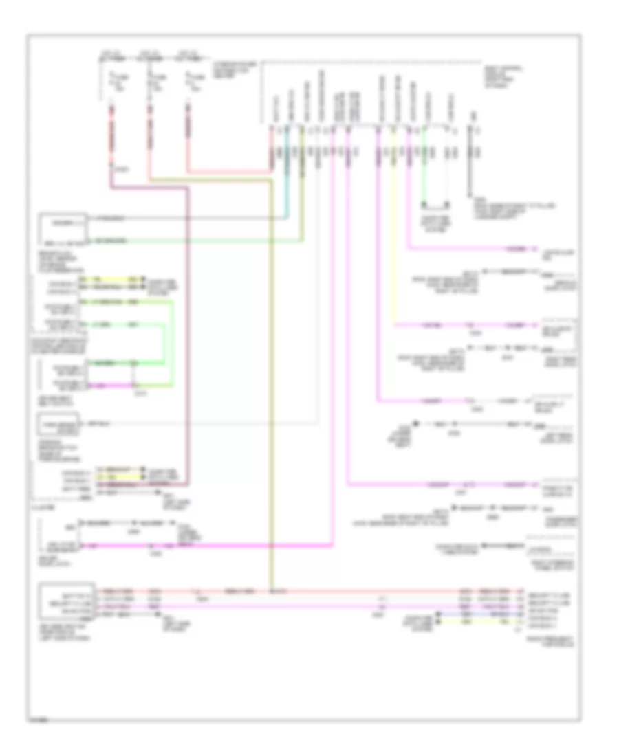 Chime Wiring Diagram for Chrysler 300 Limited 2011