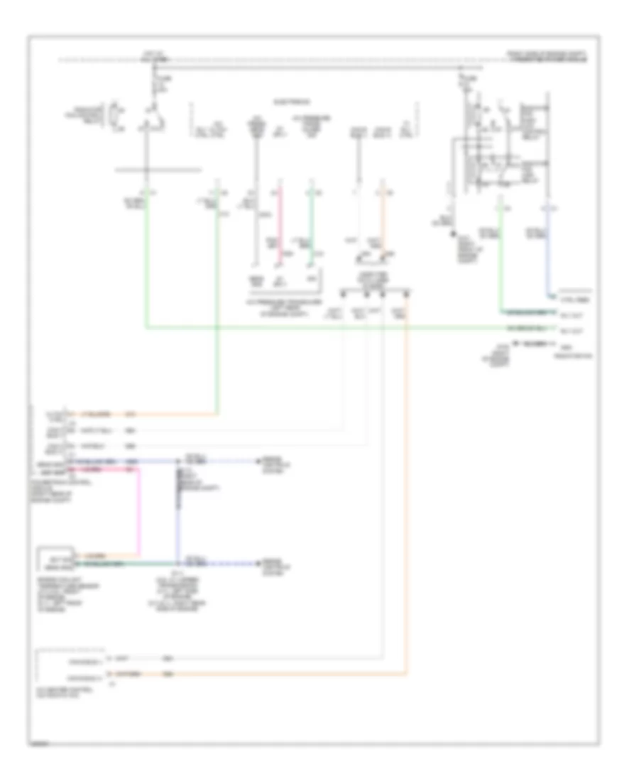 Cooling Fan Wiring Diagram for Chrysler 300 Limited 2009