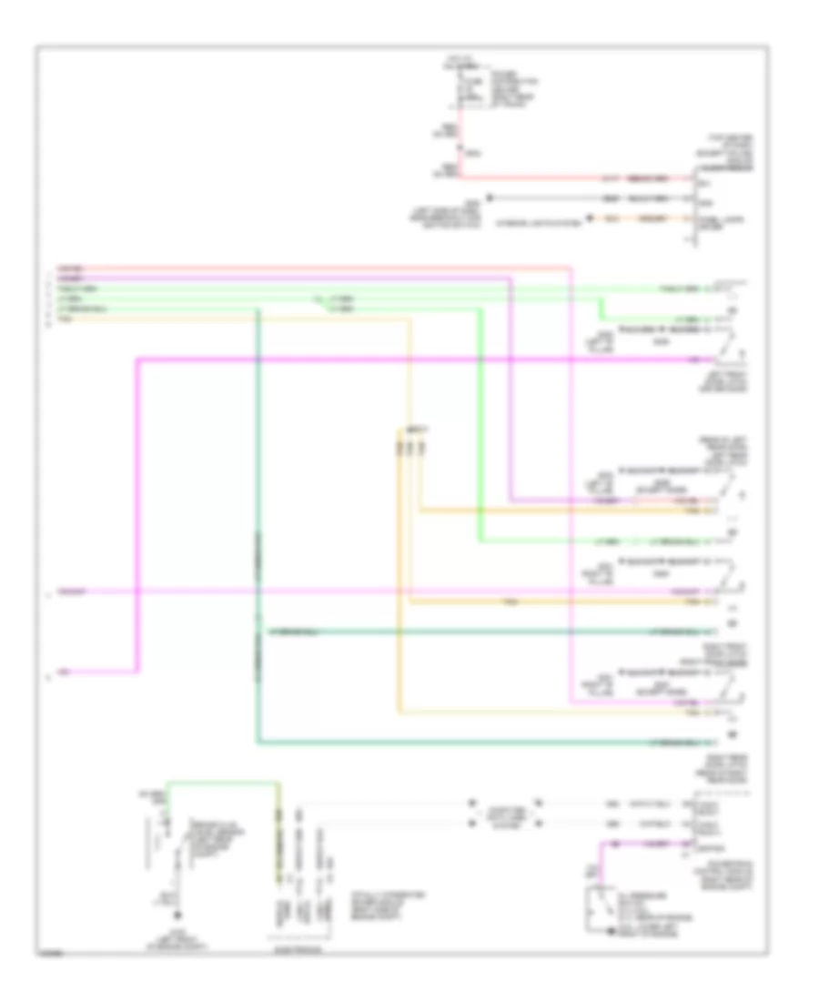Instrument Cluster Wiring Diagram (2 of 2) for Chrysler 300 Limited 2009