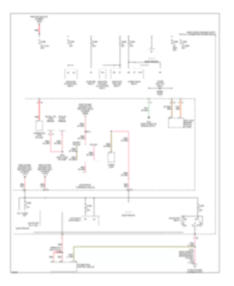 Power Distribution Wiring Diagram 2 of 5 for Chrysler 300 Limited 2009