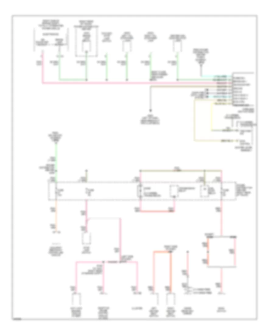Power Distribution Wiring Diagram (4 of 5) for Chrysler 300 Limited 2009
