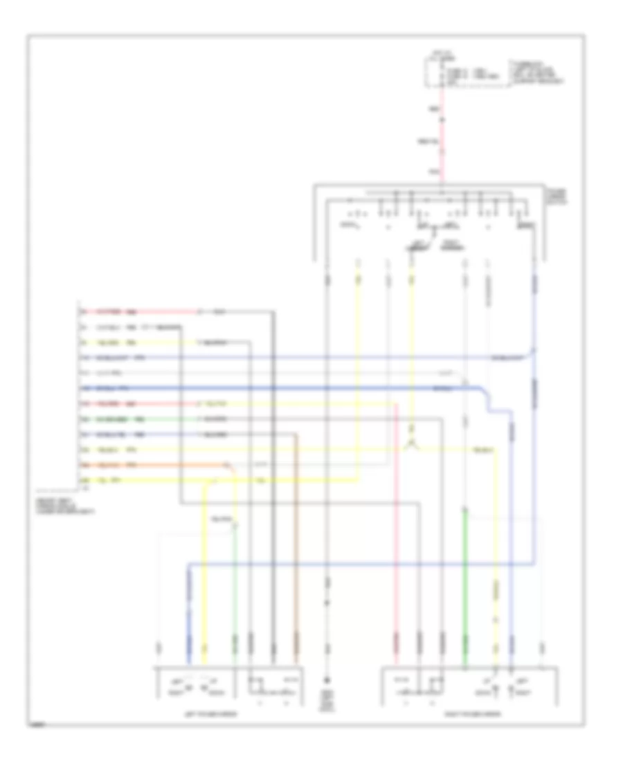 Memory Mirrors Wiring Diagram for Chrysler New Yorker Salon 1991