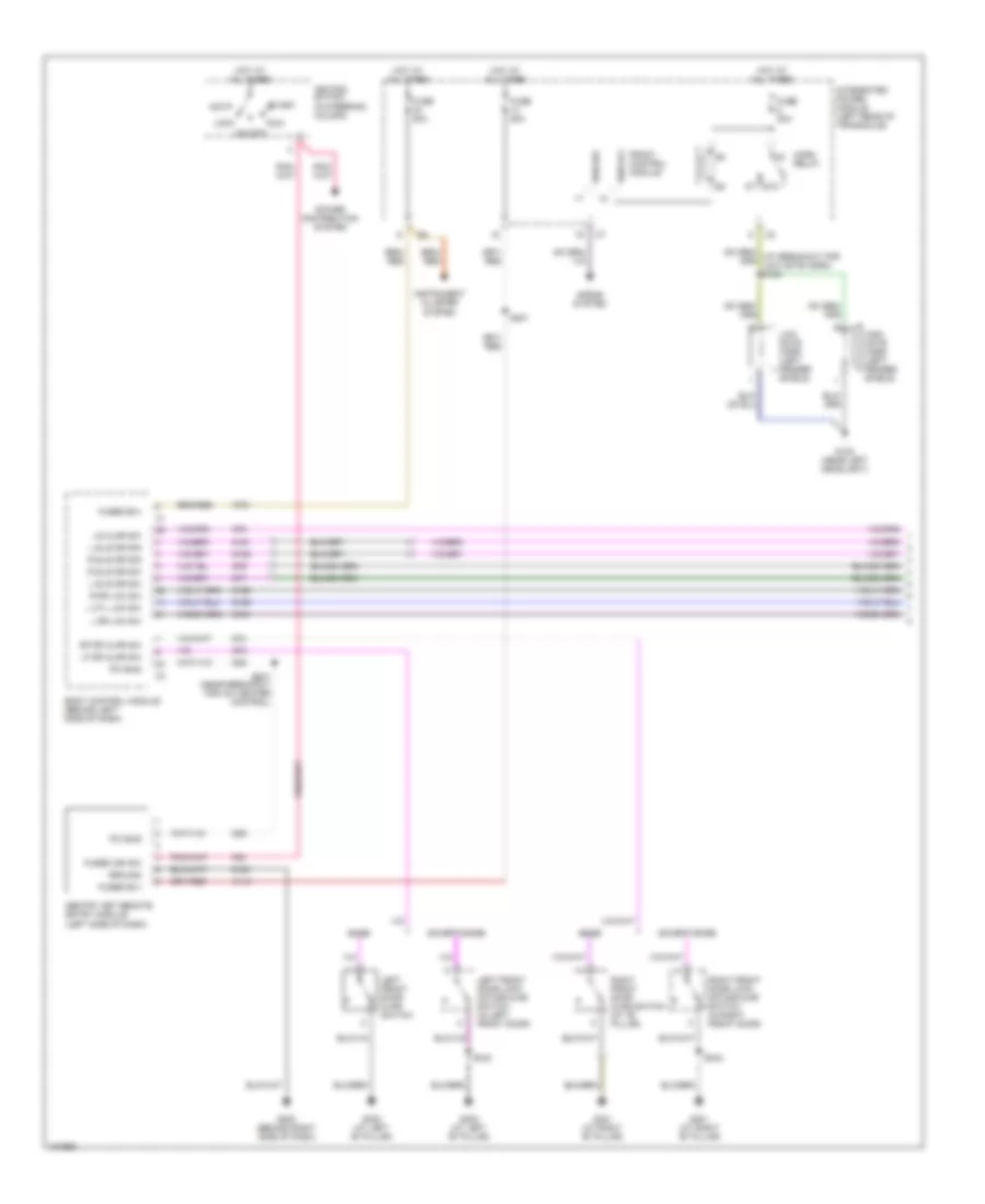 Anti theft Wiring Diagram 1 of 2 for Chrysler Town  Country 2004