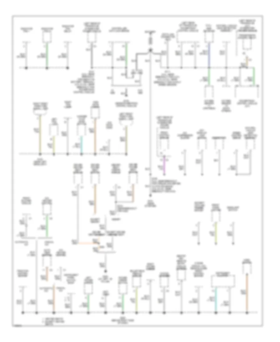 Ground Distribution Wiring Diagram 1 of 3 for Chrysler Town  Country 2004