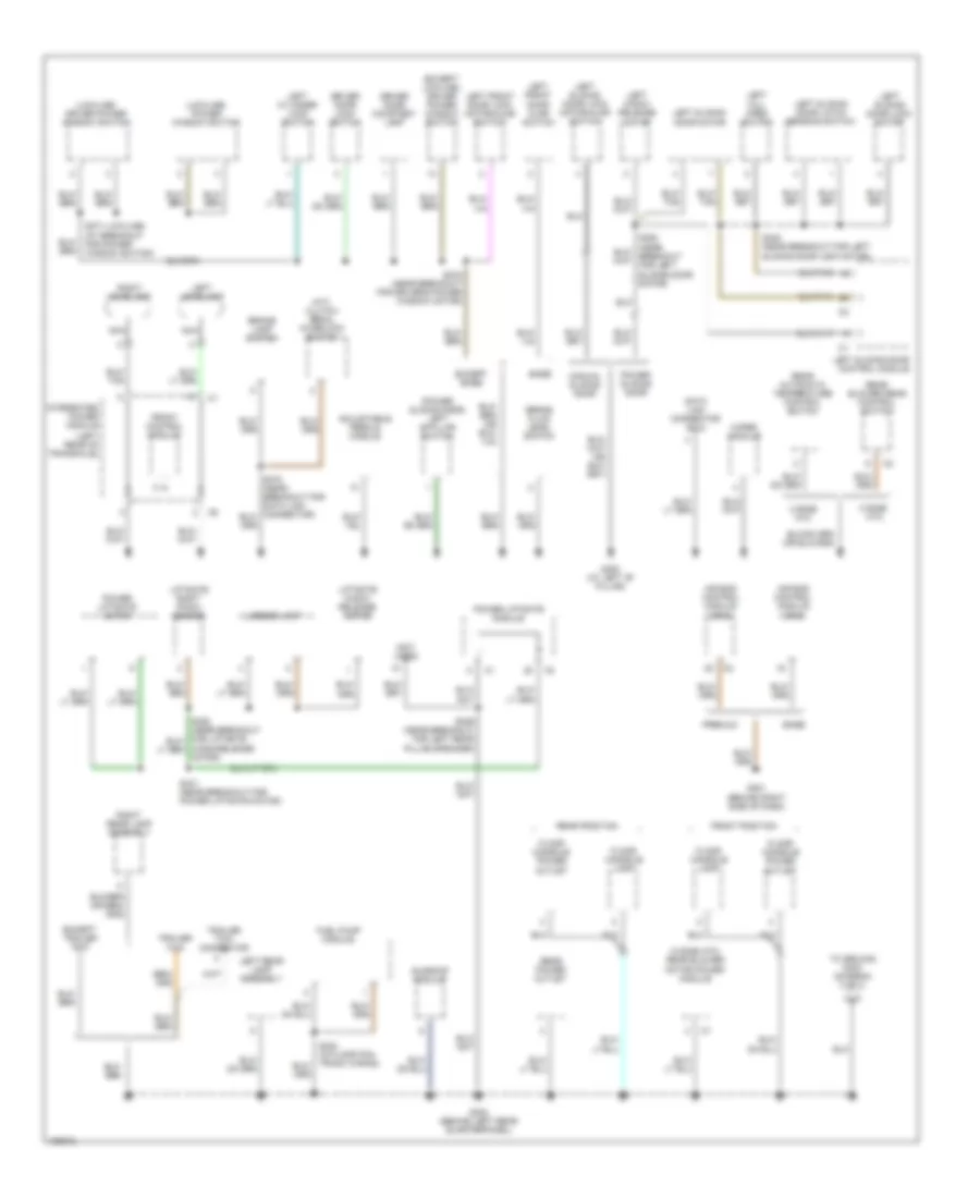 Ground Distribution Wiring Diagram 2 of 3 for Chrysler Town  Country 2004