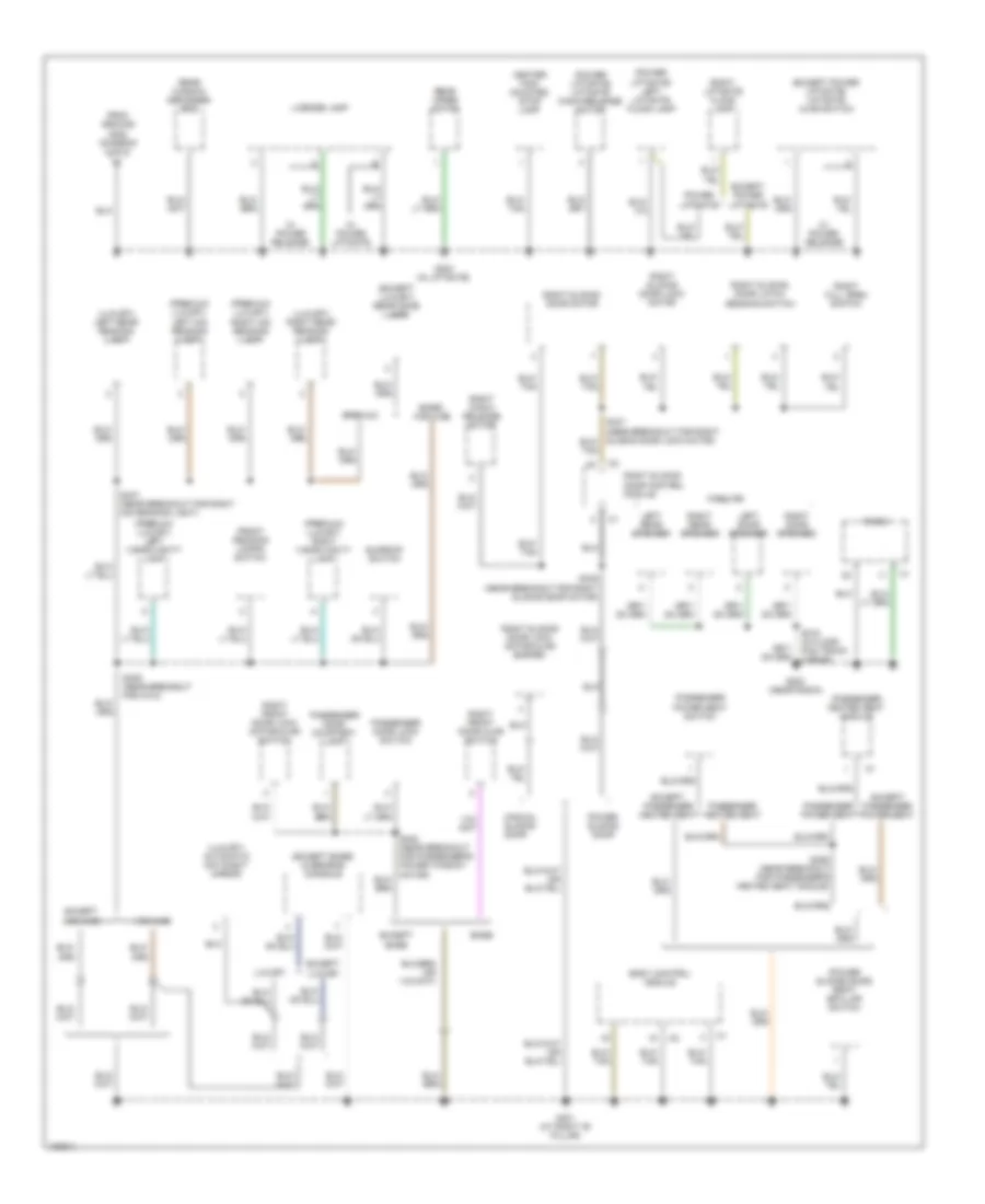 Ground Distribution Wiring Diagram 3 of 3 for Chrysler Town  Country 2004