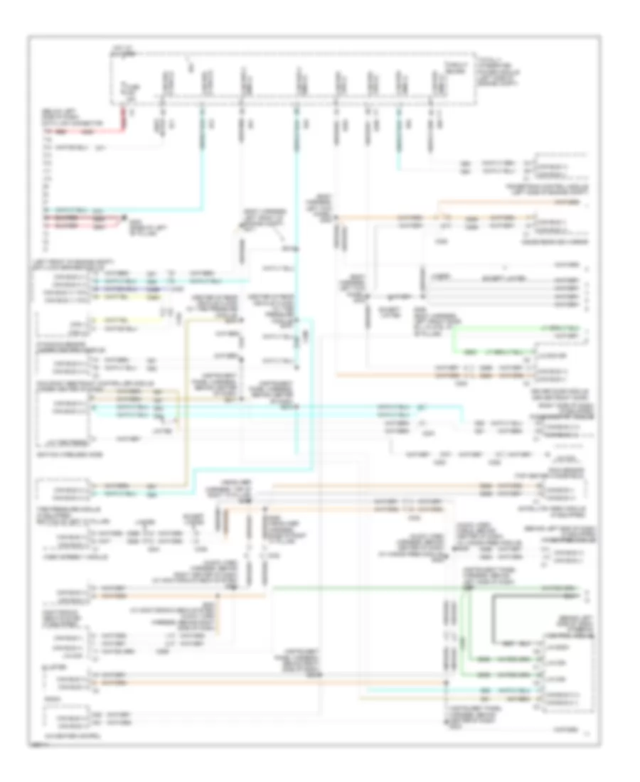 Computer Data Lines Wiring Diagram 1 of 2 for Chrysler Town  Country Limited 2011