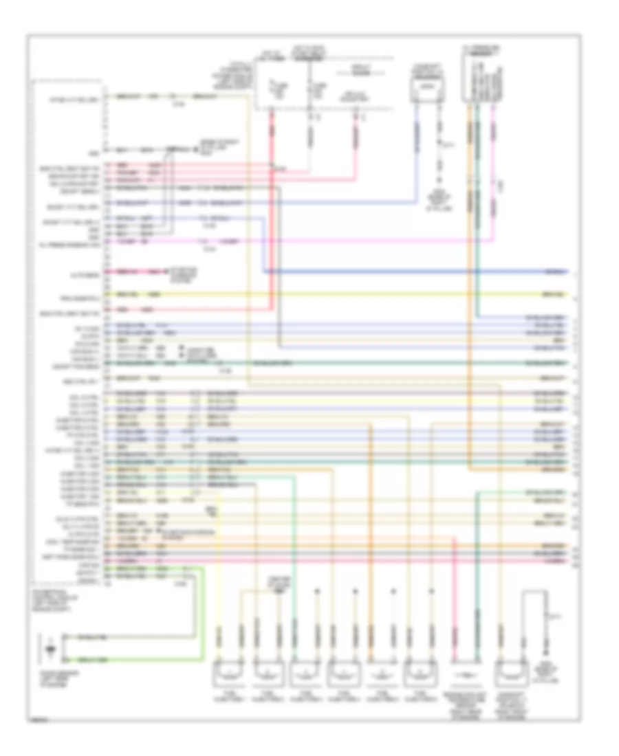 3 6L Engine Performance Wiring Diagram 1 of 4 for Chrysler Town  Country Limited 2011
