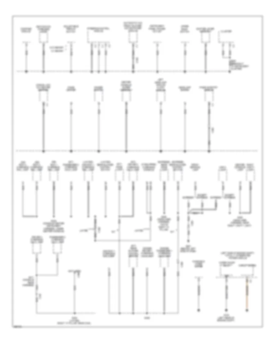 Ground Distribution Wiring Diagram (2 of 4) for Chrysler Town  Country Limited 2011