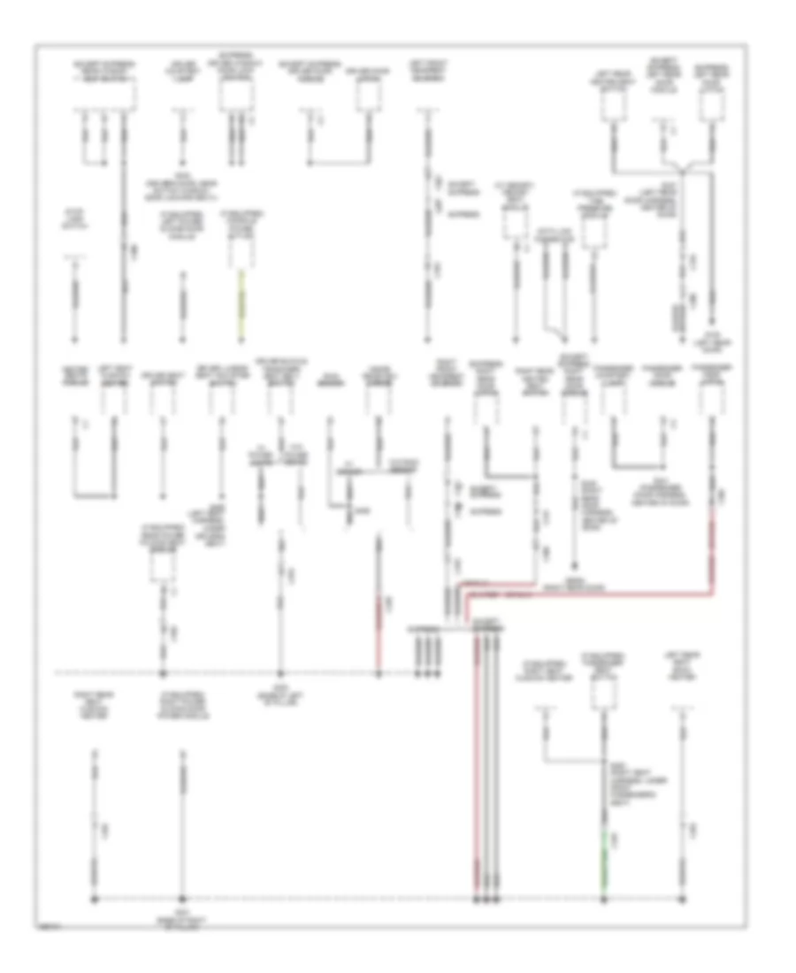 Ground Distribution Wiring Diagram (4 of 4) for Chrysler Town  Country Limited 2011