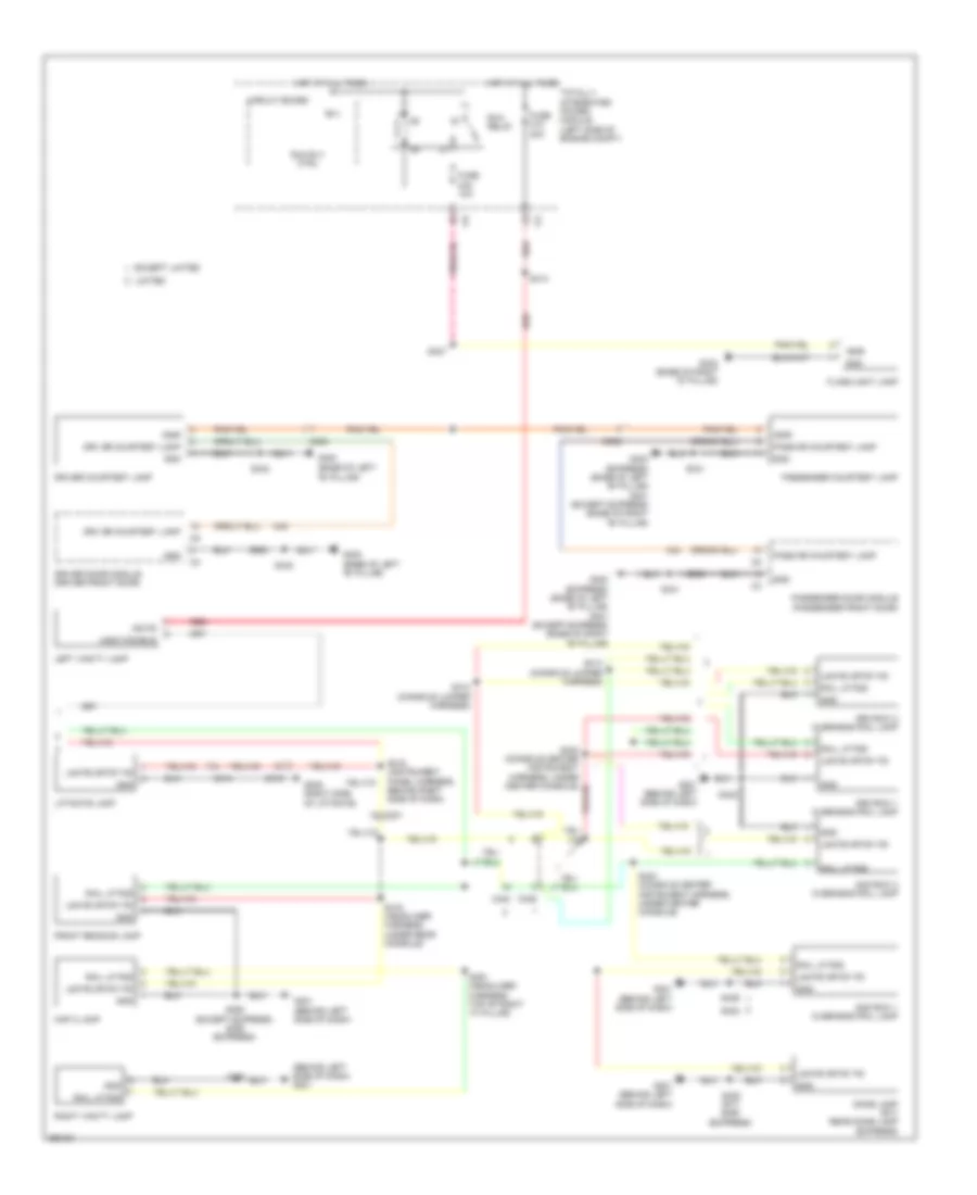 Courtesy Lamps Wiring Diagram (2 of 2) for Chrysler Town  Country Limited 2011