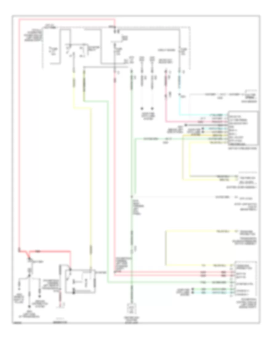 Starting Wiring Diagram for Chrysler Town  Country Limited 2011