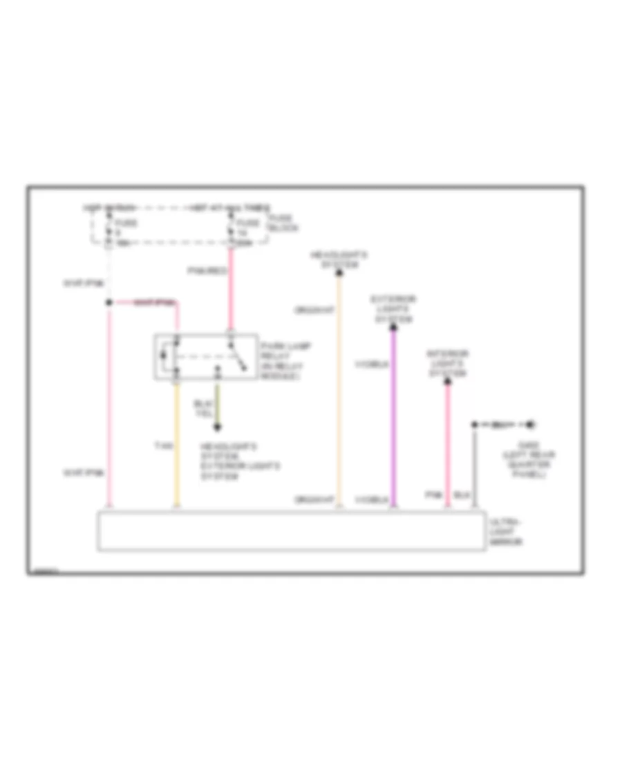 Automatic Day Night Mirror Wiring Diagram with Twilight Sensor for Chrysler Imperial 1992