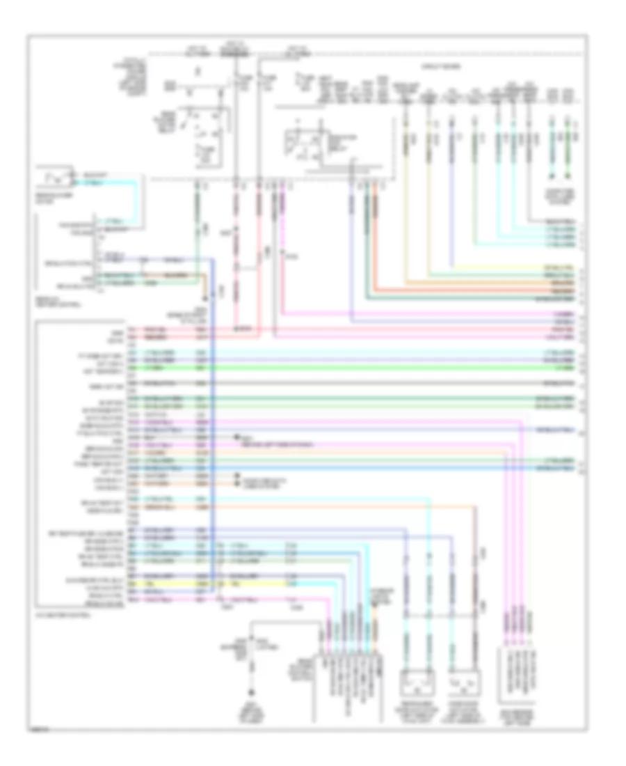 Automatic AC Wiring Diagram (1 of 2) for Chrysler Town  Country Touring 2011