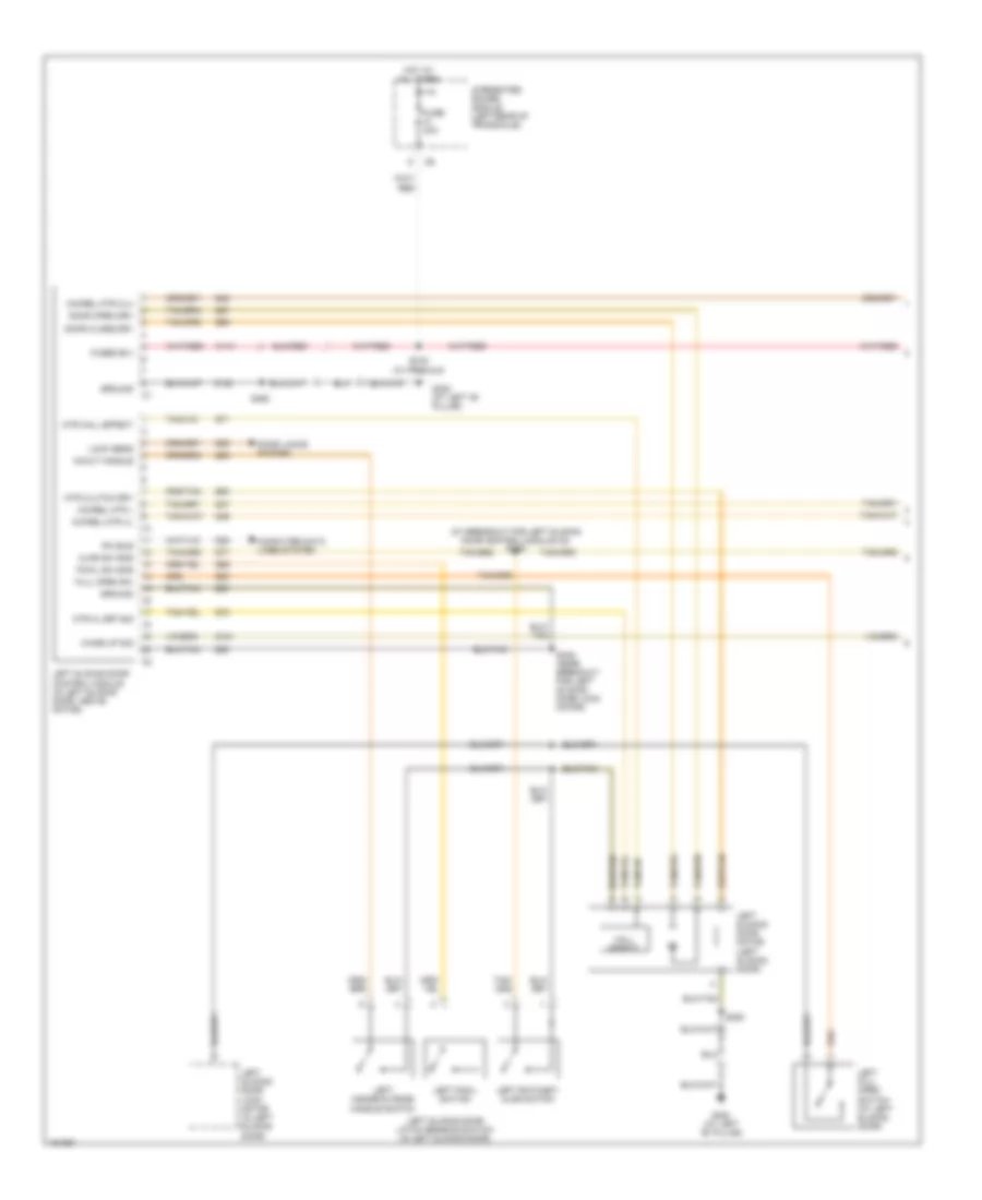 Power Sliding Door Wiring Diagram (1 of 3) for Chrysler Town  Country Limited 2004