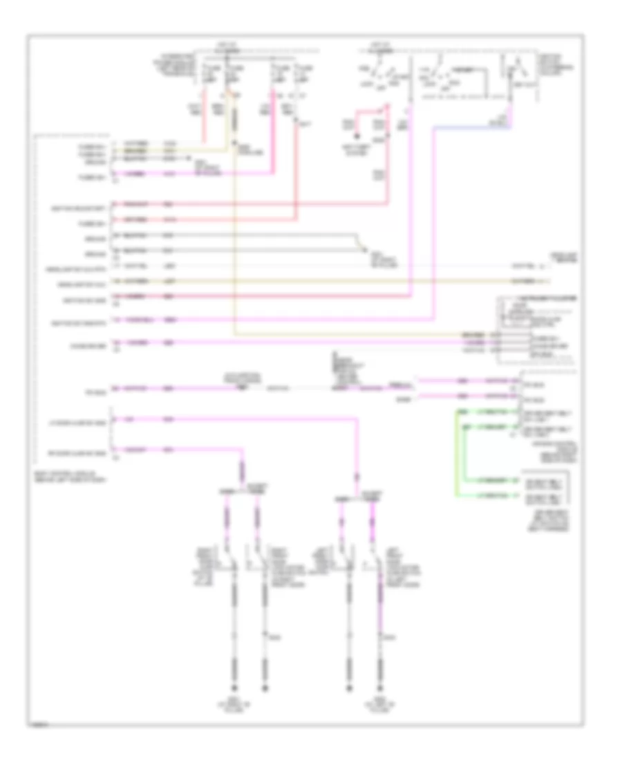 Warning Systems Wiring Diagram for Chrysler Town  Country Limited 2004