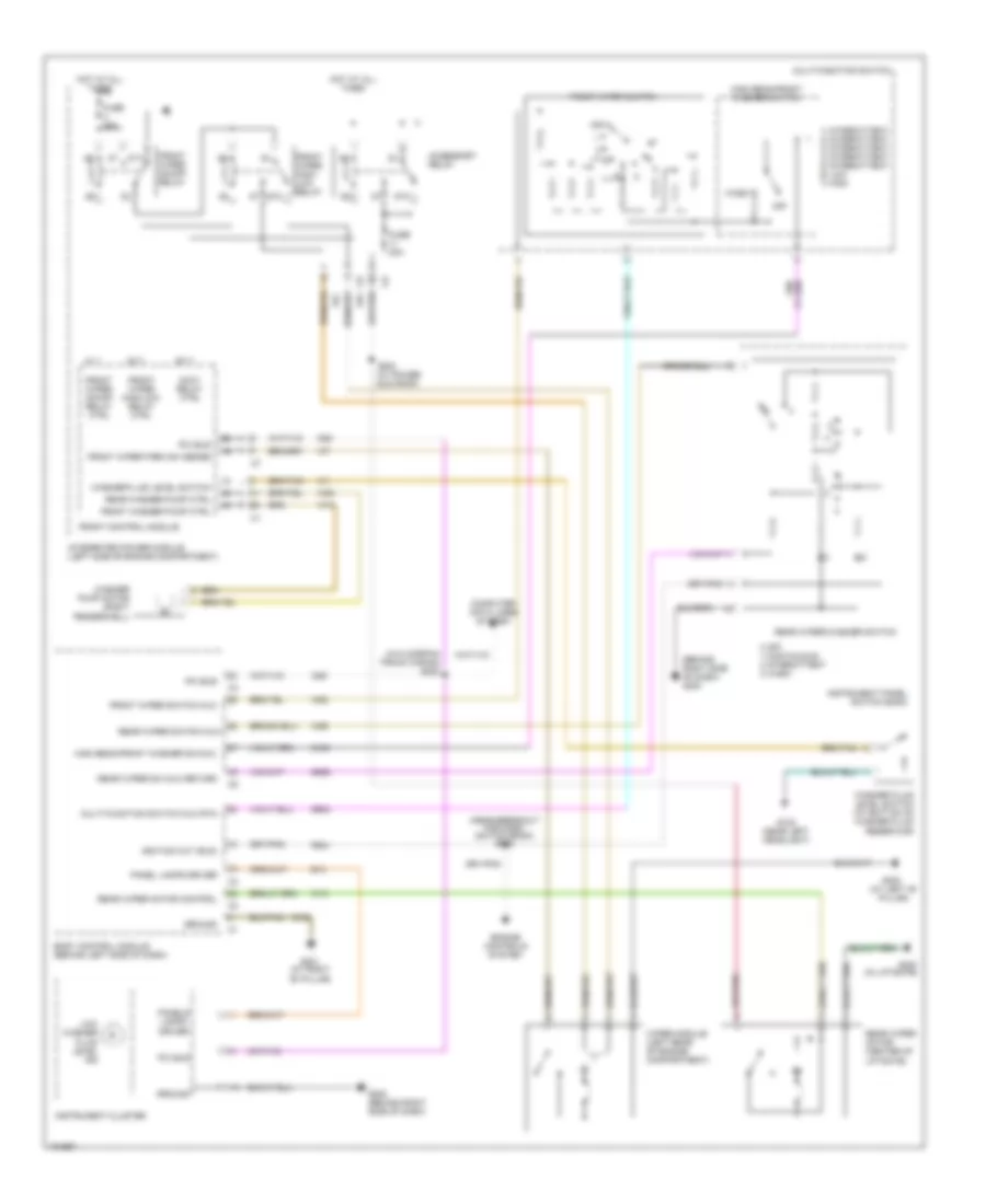 Wiper Washer Wiring Diagram with Auto A C for Chrysler Town  Country Limited 2004