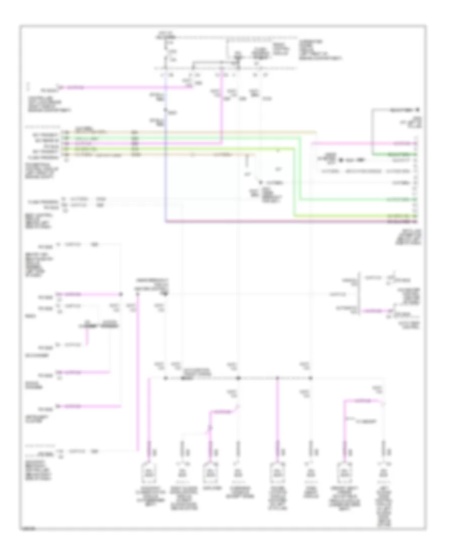 Computer Data Lines Wiring Diagram for Chrysler Town  Country 2006