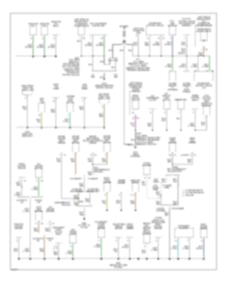 Ground Distribution Wiring Diagram 1 of 3 for Chrysler Town  Country 2006