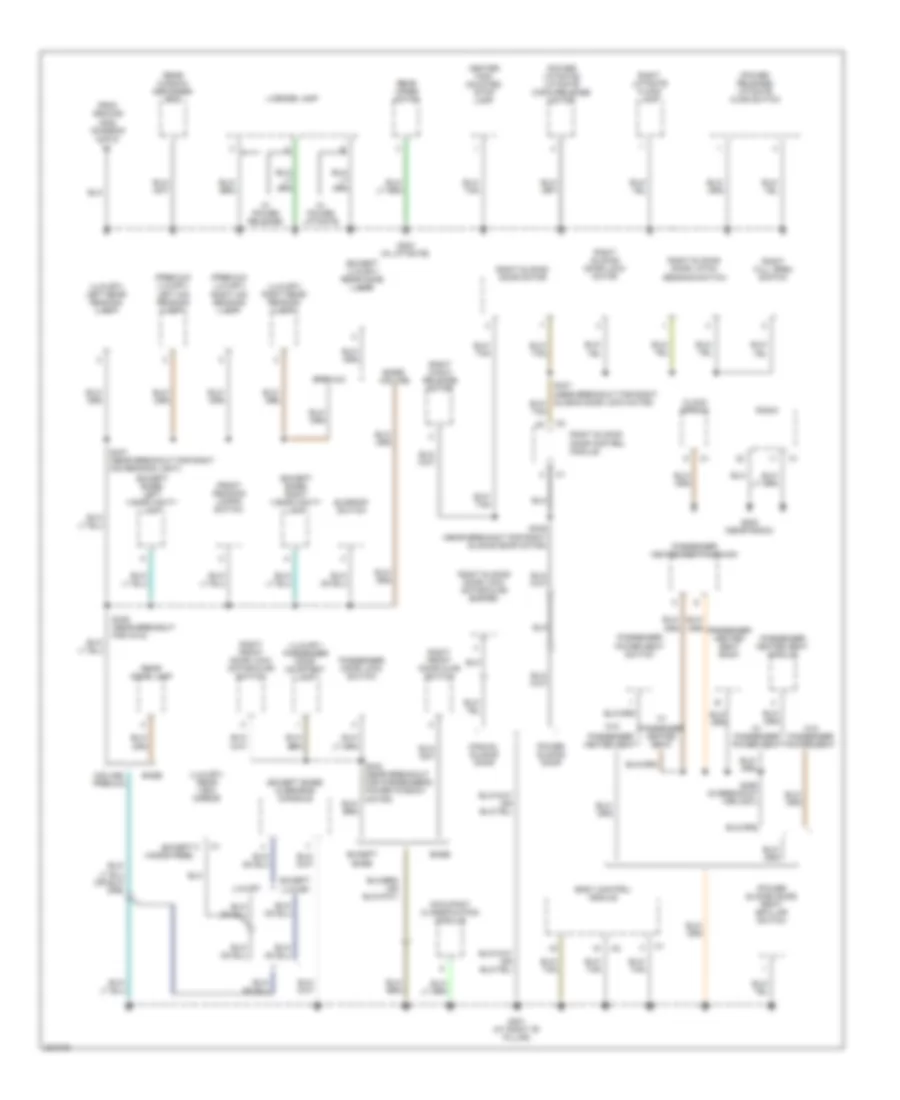 Ground Distribution Wiring Diagram 3 of 3 for Chrysler Town  Country 2006
