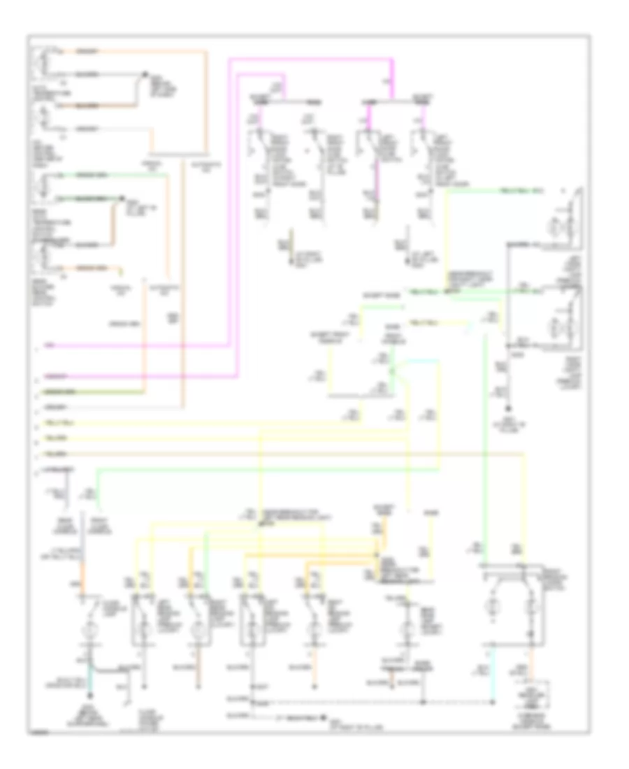 Interior Lights Wiring Diagram (2 of 2) for Chrysler Town  Country 2006