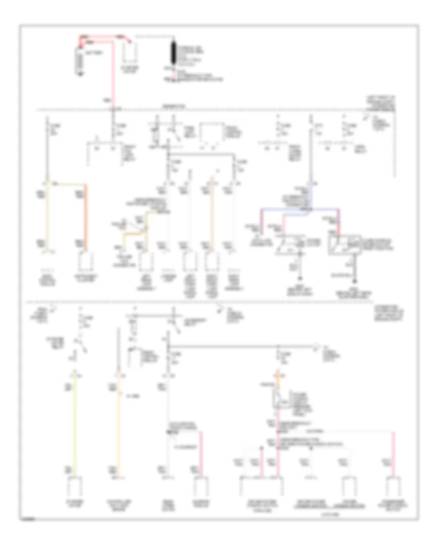 Power Distribution Wiring Diagram 1 of 3 for Chrysler Town  Country 2006
