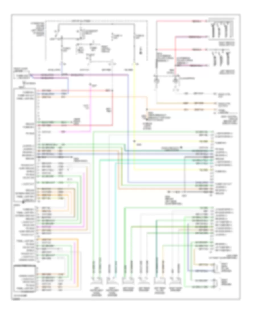 Radio Wiring Diagram Highline with Hands Free for Chrysler Town  Country 2006