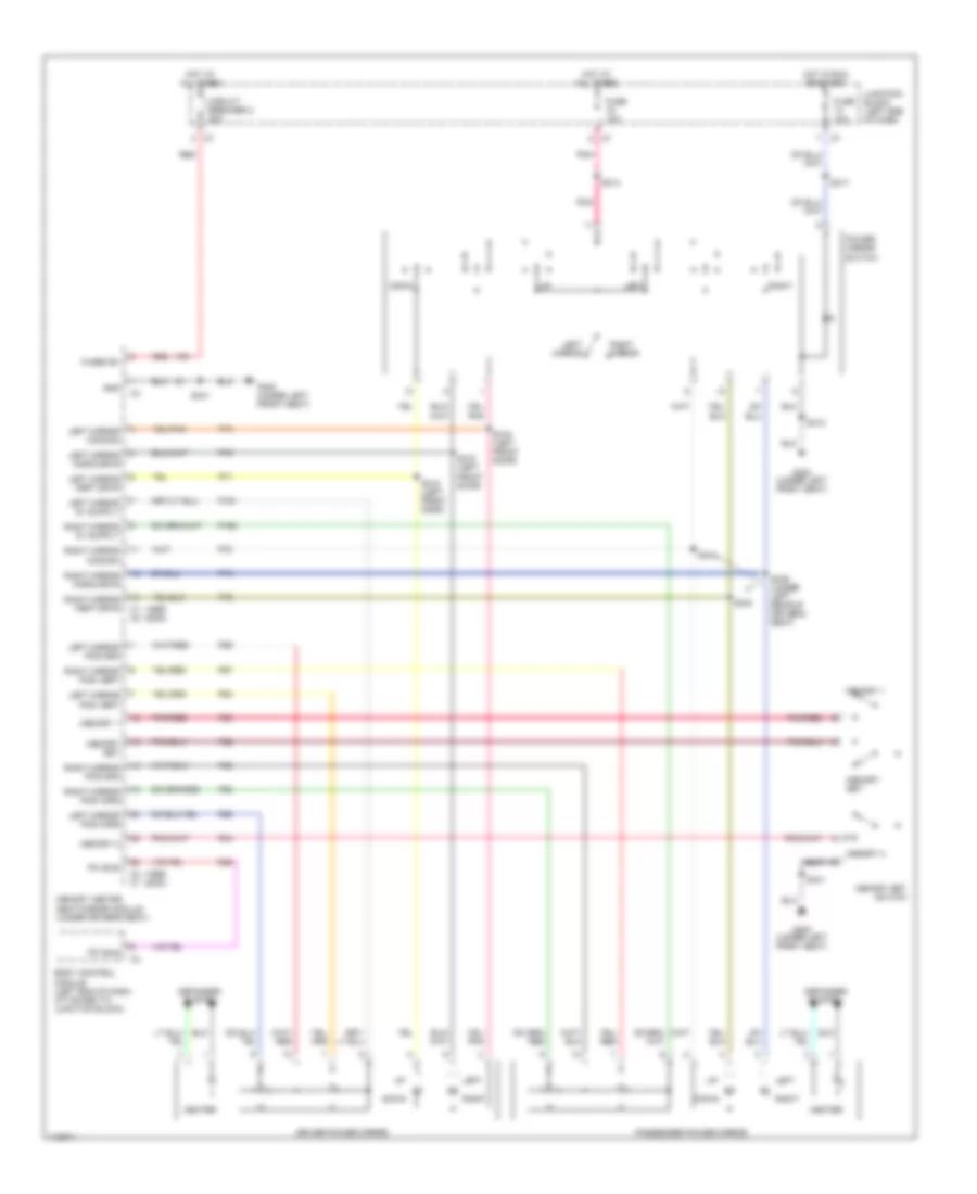 Memory Mirrors Wiring Diagram for Chrysler 300M 2000